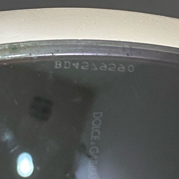 D&G DOLCE & GABBANA DG2019-M 342/8G 120 3N Oversized Oval Wrap Around Sunglasses - Picture 15 of 16